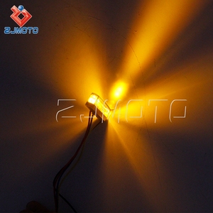 Luz trasera Universal para motocicleta, luz de freno trasera, lámpara roja y ámbar para Yamaha Honda Suzuki <span class=keywords><strong>Kawasaki</strong></span> Chopper Bobber <span class=keywords><strong>Cafe</strong></span> <span class=keywords><strong>Racer</strong></span> - Product Image 4