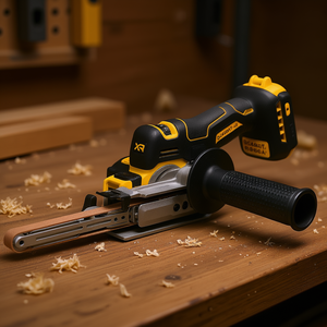 Lijadora de Banda Inalámbrica sin Escobillas DeWalt DCM200NT-XJ de 3 x 18 Pulgadas con Velocidad Variable para Lijar Madera - Product Image 3