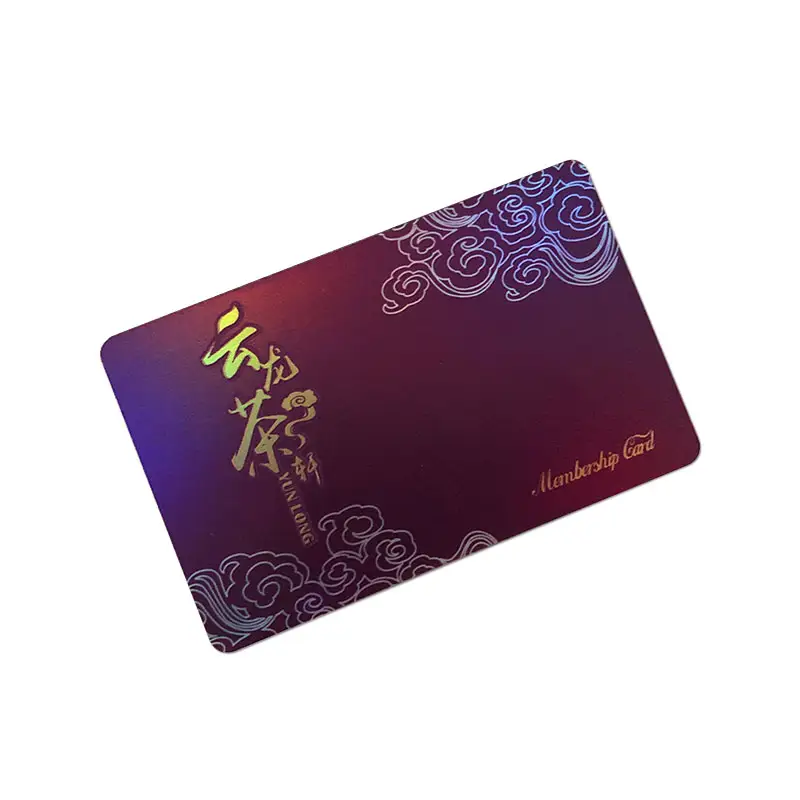 Kundenspezifische hochwertige RFID-Karte PVC-Kunststoff Bankkarte Wuhan Kartenfabrikherstellung