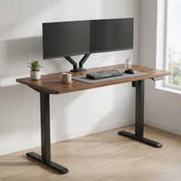 Meubles de bureau ergonomiques, table d'ordinateur à moteur électrique, table réglable en hauteur, bureau assis-debout
