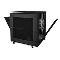 Armoire réseau SYNSTRO, rack de serveur 6U 9U 12U 15U, montage mural, 19 pouces, centre de données métallique avec porte en verre, en stock