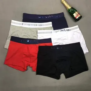 Tùy Chỉnh Mid-Rise Boxer Quần Short Cho Người Lớn Nhanh Chóng Khô & Thoáng Khí Rắn Mô Hình Dệt Kim Vải Bao Gồm Của Spandex Và Bông