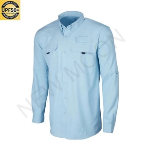 เสื้อยืดตกปลาแบบสั่งทำพิเศษสำหรับกิจกรรมกลางแจ้งสมรรถนะสูง เสื้อตกปลาแขนยาวแบบถักลายซับลิเมชั่นสำหรับตกปลาชายทะเล - Product Image 2