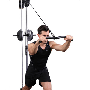 Gimnasio LAT Pull Down Bar <span class=keywords><strong>Polea</strong></span> Cable Máquina Accesorios Tríceps Press Down Accesorios Gimnasio en casa Fuerza Ejercicio Accesorios - Product Image 5