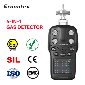 <span class=keywords><strong>Detector</strong></span> de Gases Portátil 4 en 1 con Certificación CE ATEX para O2, H2S, CO, LEL, Fábrica de Origen, Analizador de Gases Multifuncional para Espacios Confinados - Product Image 1