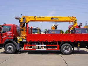 รถเครนติดรถบรรทุกแบบบูมยืดตรง 4x2 6.3 ตัน ยี่ห้อ Foton ผลิตจากโรงงาน (OEM) พร้อมขาตั้งไฮดรอลิกสำหรับงานก่อสร้าง - Product Image 5