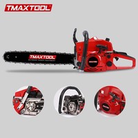 Tronçonneuses de haute qualité Machine de découpe professionnelle tronçonneuse à essence scie à chaîne pour jardin