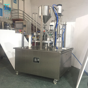 Macchina per il Confezionamento K-cup, Sigillatrice Automatica per Bicchieri in Plastica con Pellicola in Rotolo, Riempimento e Sigillatura Automatica per Yogurt - Product Image 1