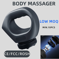 Masseur corporel rotatif sans fil avec 6 modes, moteur sans balais, 3 têtes et écran numérique pour l'abdomen, le dos, la taille, les hanches et les jambes