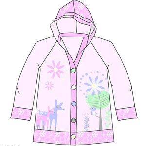 Imperméable court en PVC pour filles, réutilisable, design mignon, pour enfants de 1 à 10 ans, camping en plein air - Product Image 4