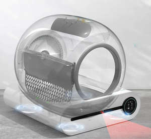 Toilette <span class=keywords><strong>pour</strong></span> chat Robot automatisé Auto-nettoyant Intelligent Électrique Auto-nettoyant Intelligent Automatique Bac à litière <span class=keywords><strong>pour</strong></span> chat - Product Image 5