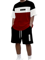 Camiseta de Manga Corta para Hombre 'BALANCE' de MTD Apparels, Casual, Verano, Estampado Digital 3D, Tejido Transpirable de Secado Rápido, 180g, 100%
