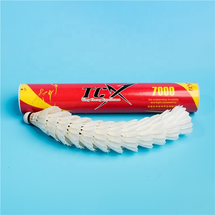TCX 7000 Rally-prolonging Badminton Shuttlecock Weather-adaptive Durable-construction Badminton Shuttlecock for Players