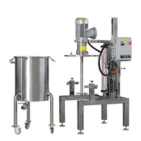 Machine de dispersion de levage pneumatique 4kw Dispersant de teinture Peinture au latex Homogénéisateur haute vitesse Mélangeur Disperseur pour l'industrie de l'encre