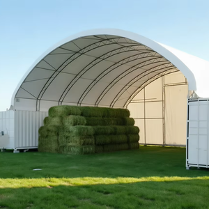 Abri en PVC galvanisé <span class=keywords><strong>de</strong></span> qualité industrielle Baosheng, résistant aux déchirures, anti-UV et installation rapide pour chantier <span class=keywords><strong>de</strong></span> construction - Product Image 1
