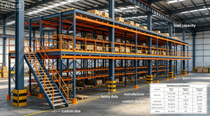 Plateforme de stockage en acier à haute capacité de charge pour entrepôt - Product Image 4