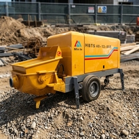 Machine de transport à moteur diesel HBTS40-13-78R à haute efficacité, productivité de 40 m/h, distance horizontale de 400 m, distance verticale de 100 m, garantie 1 an
