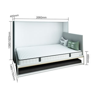 Sofá plegable de pared con <span class=keywords><strong>mecanismo</strong></span> de herrajes, <span class=keywords><strong>cama</strong></span> plegable de fábrica, WT-B05 - Product Image 6
