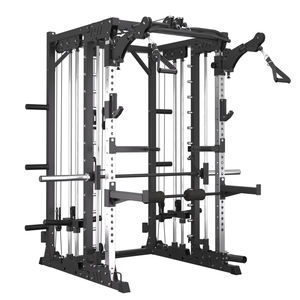 Rack Smith multifonctionnel avec système de <span class=keywords><strong>poulie</strong></span> double, équipement d'entraînement de force commercial, machine Smith, <span class=keywords><strong>cage</strong></span> de puissance - Product Image 5
