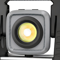 Verstellbare Teleskop-LED-Arbeitsleuchte Tragbare Wiederaufladbare Arbeitslampe COB SMD RGB für Werkstatt Garage Camping