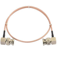 Cable Coaxial BNC Macho a Macho RG179 RG316 SDI RF de 75 Ohmios y 50 Ohmios de Baja Pérdida para Cámara de Video CCTV