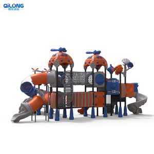 Mới nhất máy bay chủ đề thương mại trẻ em sân chơi ngoài trời thiết bị với phức tạp Slide - Product Image 3