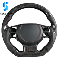 Volant de voiture chauffant personnalisé en fibre de carbone avec LED pour Lexus Is250/Is350/Ls430/GS350/gs300/ct200h F Sport 2014 2015 2016 2017