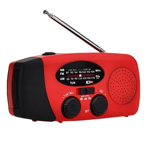 Nhỏ nhất năng lượng mặt trời Dynamo Powered Hand Crank noaa thời tiết khẩn cấp Survival xách tay AM FM <span class=keywords><strong>Radio</strong></span> với bộ sạc điện thoại và đèn pin - Product Image 1
