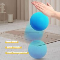 Pu mousse lavable enfants entraînement en intérieur élastique silencieux balle muette rebondissante non revêtue haute densité mousse balle de sport/basket-ball silencieux