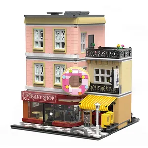 2919pcs bakery shop building block sets toys for kids cake bread educational toys kids building blocks 6+ accept OEM