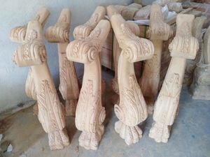 Legno di Quercia rossa In Legno Scala Balaustra e Pilastro Corrimano Scale Battistrada Passi Raiser Caposcala Postale - Product Image 4