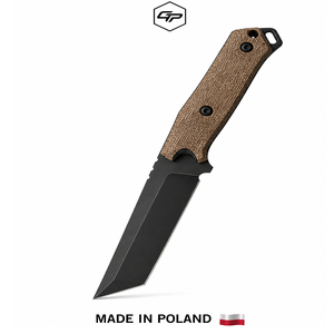 Couteau de survie Tanto à lame fixe en acier O2, fait main, DIY, Full Tang, tactique, pour Bushcraft, avec fourreau Kydex, personnalisable OEM, pointe renforcée - Product Image 2