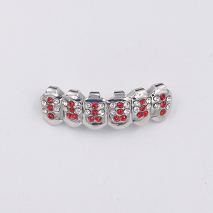 Grilles dentaires pour appareils orthodontiques avec cristaux et <span class=keywords><strong>strass</strong></span>, style classique unisexe, bijoux corporels - Product Image 2
