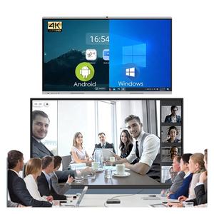 55 65 75 86 98 100 110 Inch 4K Resolution LCD Touch Screen Monitor All in One Whiteboard <strong>Interactive</strong> Smart Board Price - Product Image 1