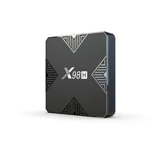 工厂新款2.4G 5G WIFI X98H H618 4gb 64GB安卓12 4k高清智能应用专业机顶盒X98H