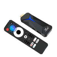 Nouvelle clé TV X96 S600 2025, Android 4K H313, Android 10, dongle TV intelligent, 2 Go/16 Go avec télécommande vocale Bluetooth, boîtier TV Android, décodeur