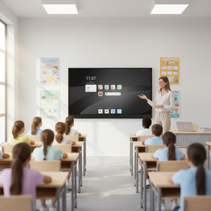 Tableau blanc numérique LED 75 pouces tableau intelligent tout en un ordinateur de Mini PC plusieurs écrivains en même temps pour réunion et enseignement - Product Image 6