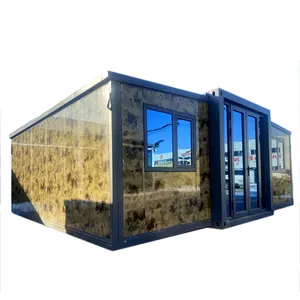 Container nhà 20ft nhà kỳ nghỉ prefab biệt thự prefab nhà để bán