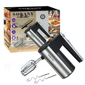 Batteur à œufs électrique portatif pour la maison, mélangeur de lait et de crème, 300W, 5 vitesses, mini, portable, haute vitesse, design vertical - Product Image 1