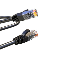 Kabel Ethernet Berkualitas Tinggi HAILE Cat5e Cat6 C6a UTP 1,3,5,10M Tahan Tekuk Solid Stranded Patch Cord Cat6 Lan Patch Cord