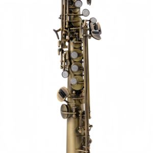 Ventes directes d'usine de saxophone <span class=keywords><strong>soprano</strong></span> à tube droit en sib aigu mâle en laiton avec apparence antique - Product Image 4