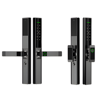 Serrure intelligente de sécurité Vertexis IP65 étanche ultra-mince en aluminium TTlock, déverrouillage par empreinte digitale, sans clé, multi-portes, Cloud, application Tuya