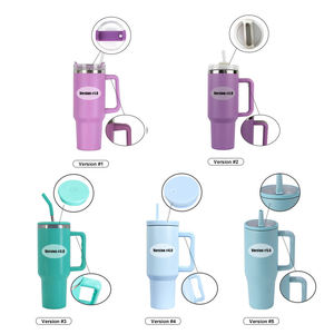 Logotipo personalizado 40 Oz Vaso con asa 304 Taza de vacío de acero inoxidable Vaso de vacío de 40 oz Vaso de vacío de acero inoxidable - Product Image 2