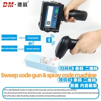 Imprimante à jet d'encre sans fil portable chinoise D10s pour étiquettes, flex, œufs, t-shirts, machines de codage de date DTG