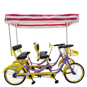 Bicyclette à quatre sièges, pour une famille, deux personnes, vélo uni, haute qualité, nouveauté 2019 - Product Image 4