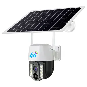 V380PRO Novo Modelo Fábrica Fornecimento 4g Solar Powered Cctv Camera System Outdoor Wireless Solar 4g Camera