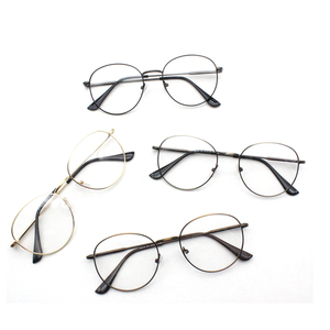 Unisex Optical <strong>Spectacle</strong> <strong>Frames</strong> Solid Black Metal Gold <strong>Frame</strong> with Diamond Face <strong>Brown</strong> Reading Eyeglasses Bulk Production - Product Image 2