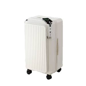 <span class=keywords><strong>Valise</strong></span> de voyage à fermeture éclair, grande capacité, respirante, imperméable, antibactérienne, à ouverture latérale, à cinq roues, neuve - Product Image 5