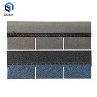 3-Tab-Asphalt-Dachschindeln Wasserdichte Leichtgewichtige Bitumen-Schindeln in Kundenspezifischer Farbe für Wohnbauprojekte