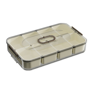 <b>Kitchen</b> Food <b>Storage</b> <b>Container</b> Rectangular Compartmentalized Airtight With Clip On Lid For Refrigerator Use - Product Image 2